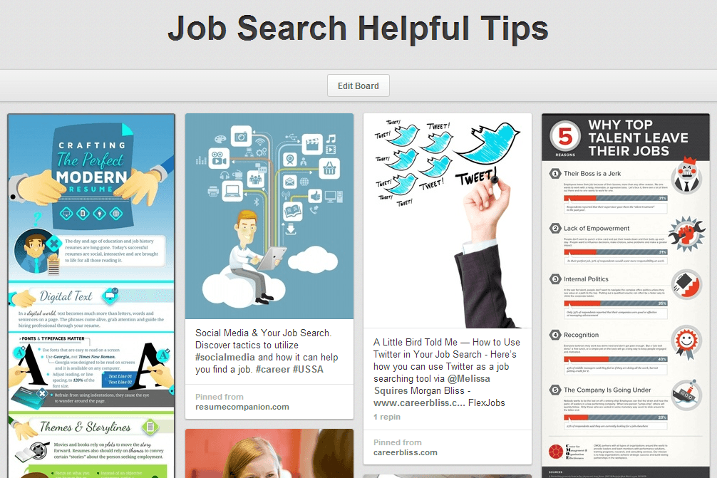 Pinterest Job Search